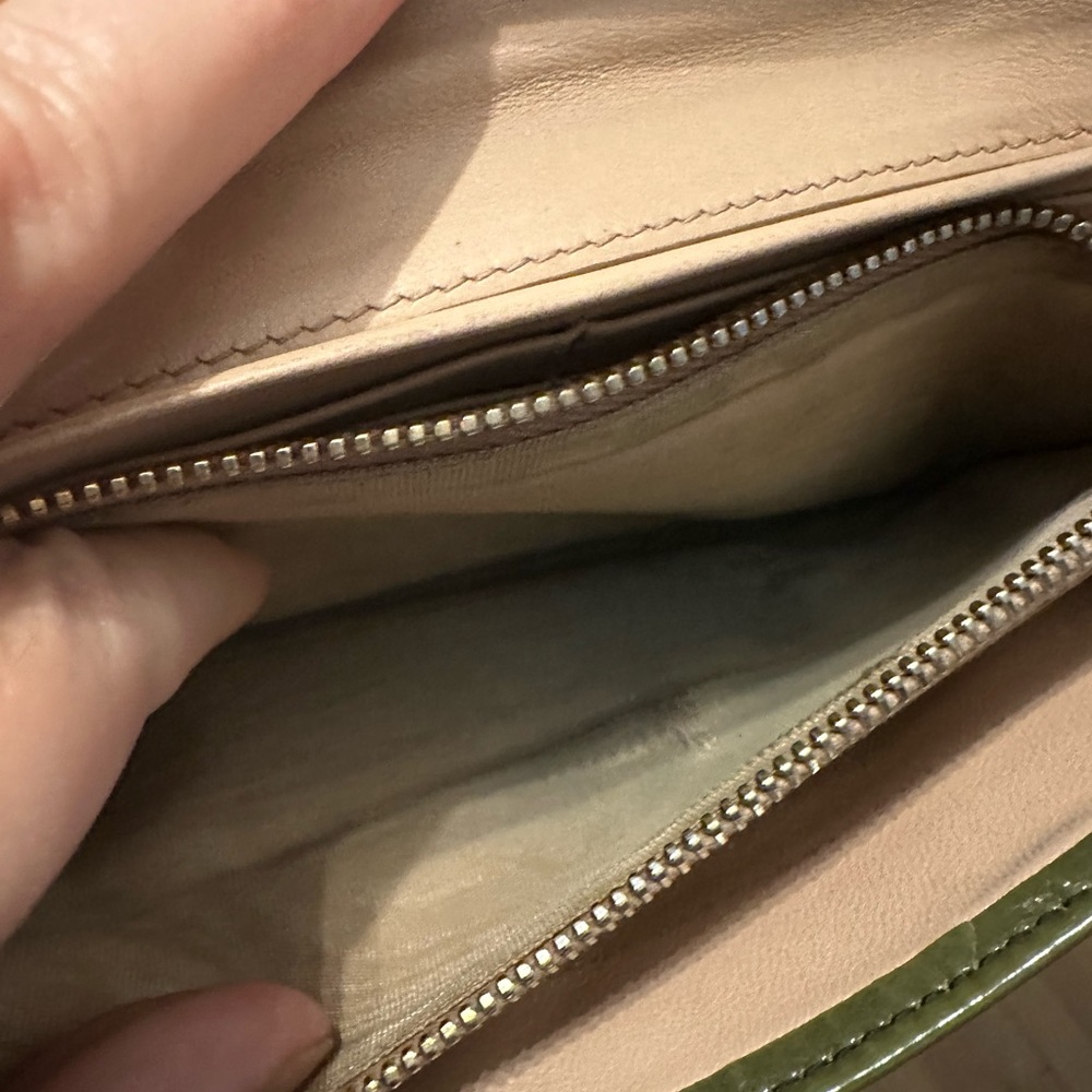 Prada Khaki Green Leather Wallet - Picture 6 of 9